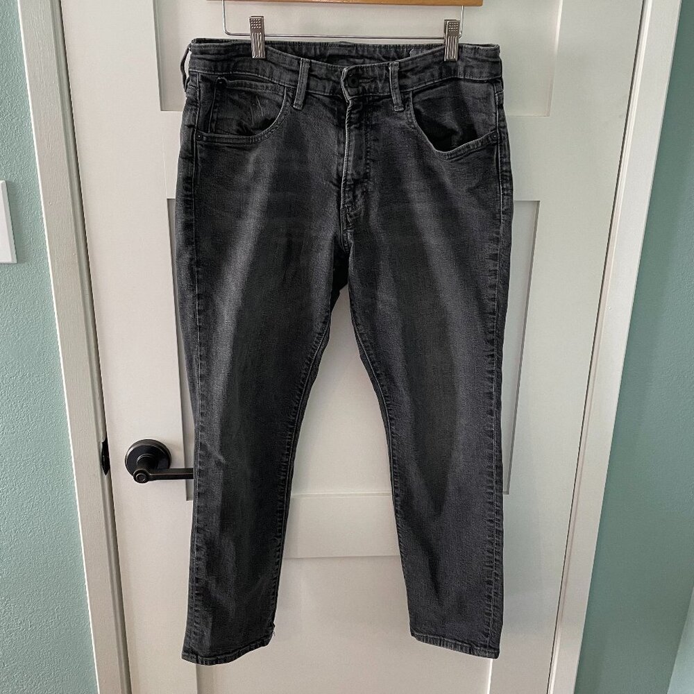 Bonobos Premium Stretch Jeans Faded Black Wash, 33/28 Athletic Fit